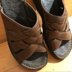 Bass leather sandals. Size 7.